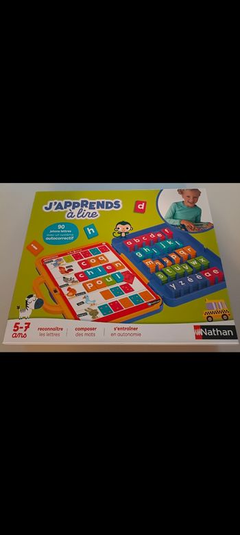 Jeu éducatif J'apprends à lire de Nathan