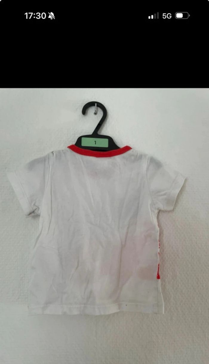 T-shirt manche courte garçon “flash McQueen” - taille 6 mois - photo numéro 2