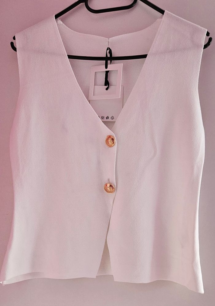 Haut blanc taille unique neuf
