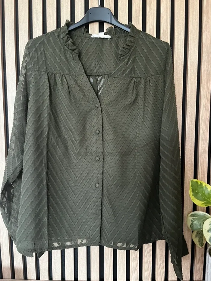 Blouse kaki taille SM