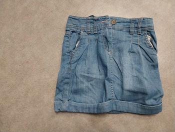 jupe jean fille 5 ans