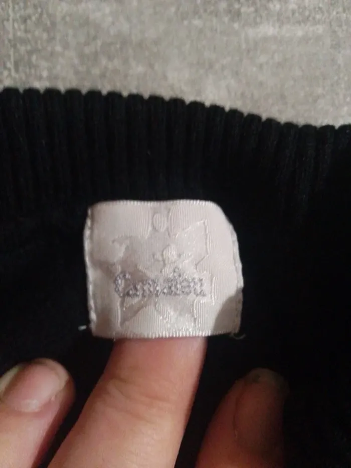 Pull noir col roulé - photo numéro 6