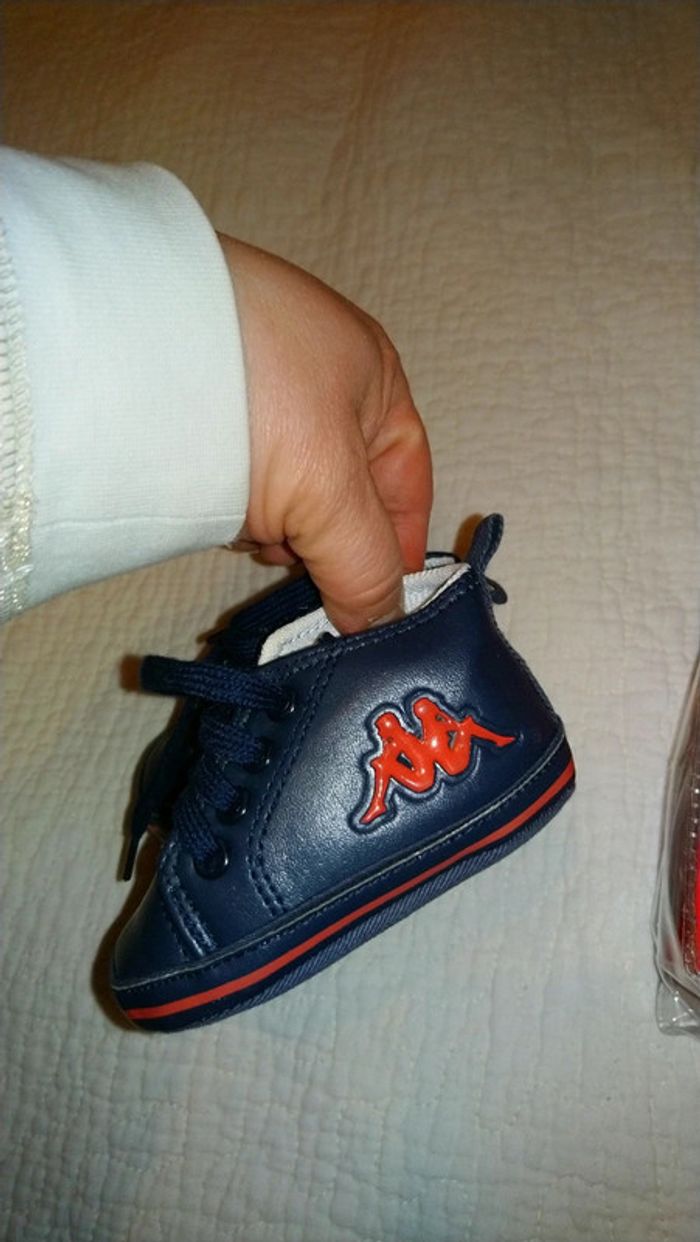 Jolies paires de baskets Kappa en très bon état taille 19 - photo numéro 4