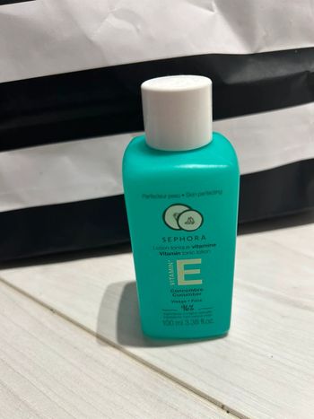 Lotion tonique vitamine E au concombre sephora