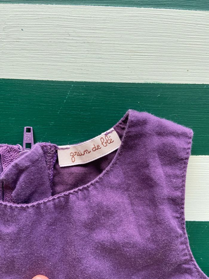 Robe mauve à pois - photo numéro 2