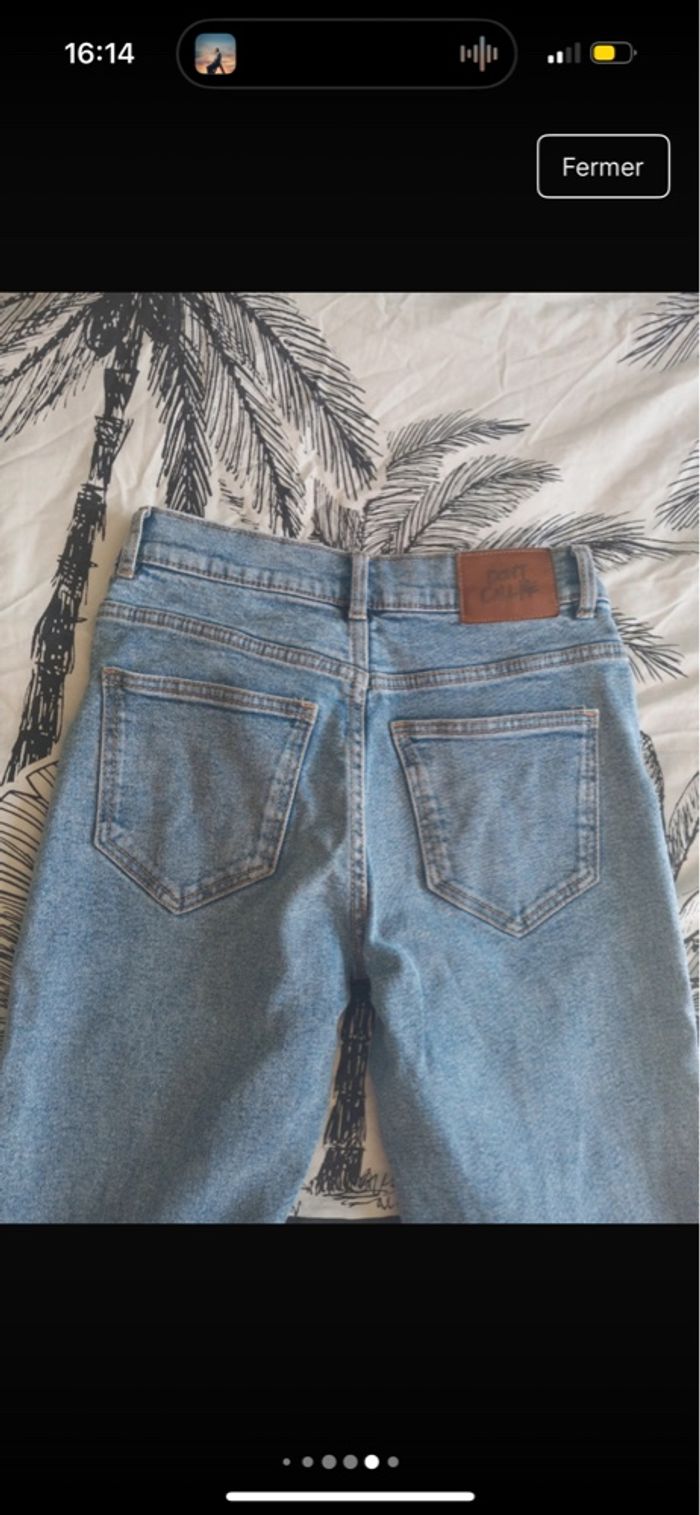 jeans mom bleu femme - photo numéro 6