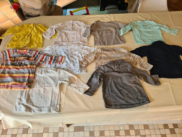 Lot 10 t shirts manches longues 9M Disney mickey Kitchoun Orchestra TAO - photo numéro 2