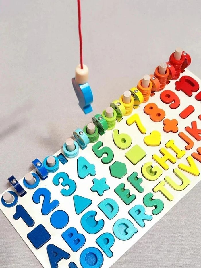 Jeu en bois éducatif pour enfant - photo numéro 5