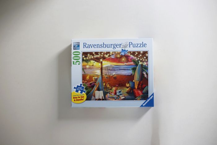 Puzzle 500 pièces XXL "Coucher de soleil sur la plage" Ravensburger - photo numéro 4