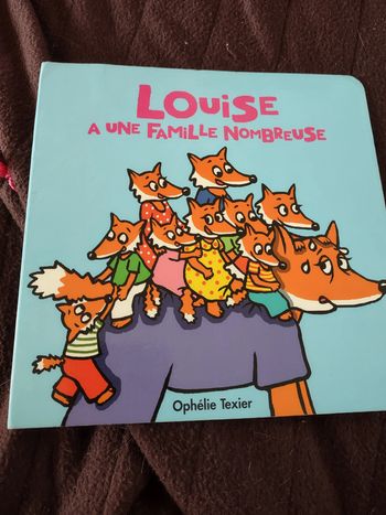 Livre Louise a une famille nombreuse