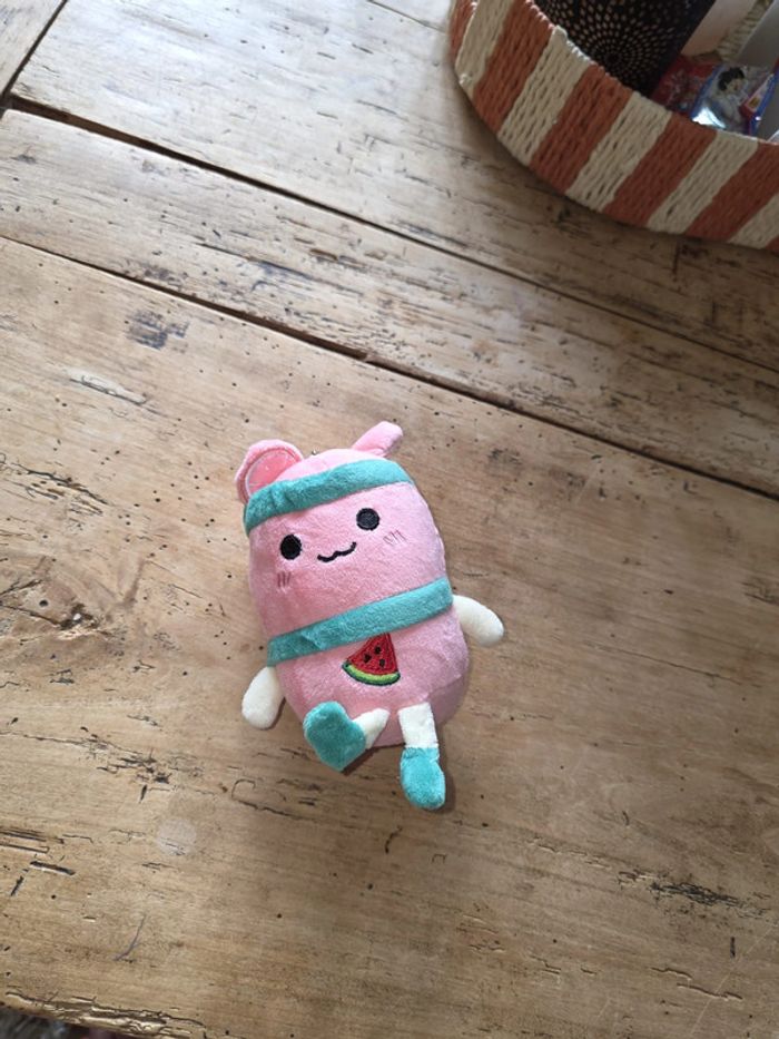 🍉 Peluche Pastèque - Porte-clés Bubble Tea Kawaii - photo numéro 2