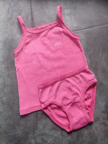 Ensemble débardeur fille 2 ans petit bateau