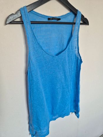 Débardeur Monoprix 100 % lin taille 1