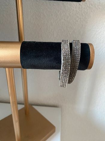 Bracelet en cuir avec sequin
