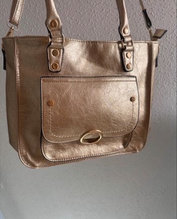 Sac à main doré 