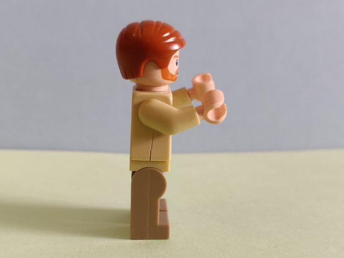 Minifig Lego Star Wars - Obi-Wan Kenobi - sw0535 - Torse fendu sur le côté - photo numéro 4