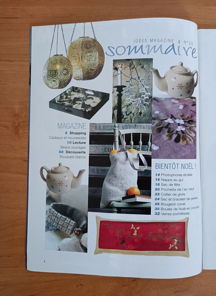 Idees magazine. Noel. Creations et decors. Peinture. Perles. Crochet. Broderie - photo numéro 2