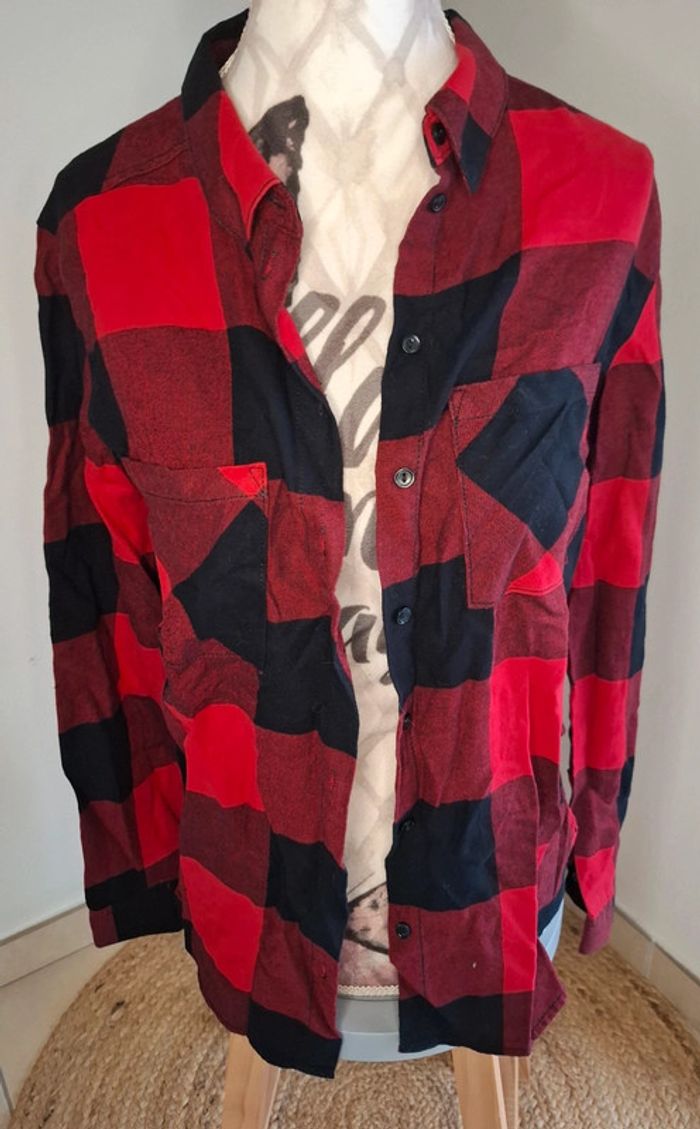 Chemise a carreaux rouge 🩷