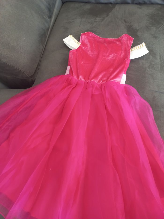 Robe déguisement princesse aurore belle au bois dormant 4/5 ans - photo numéro 3