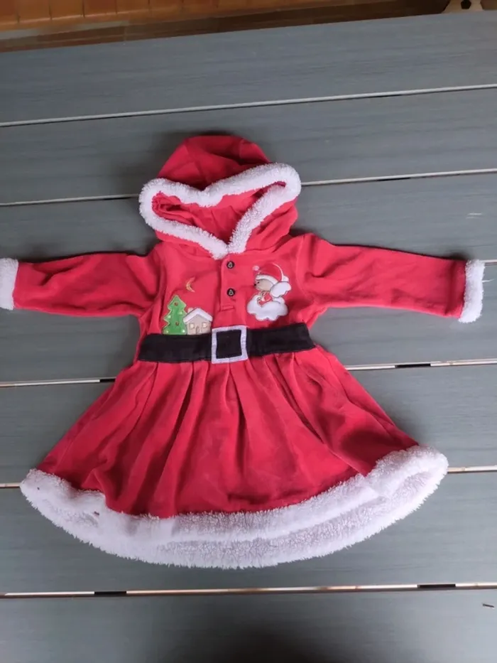 Robe noël 18 mois hiver fille