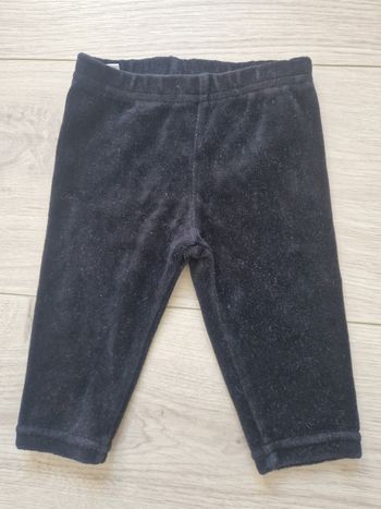 Pantalon en velours noir bébé 6 mois