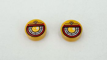 Lego Accessoires Monkie Kid : Lot de 2 rounds 1x1 Robotic Eye - NEUF