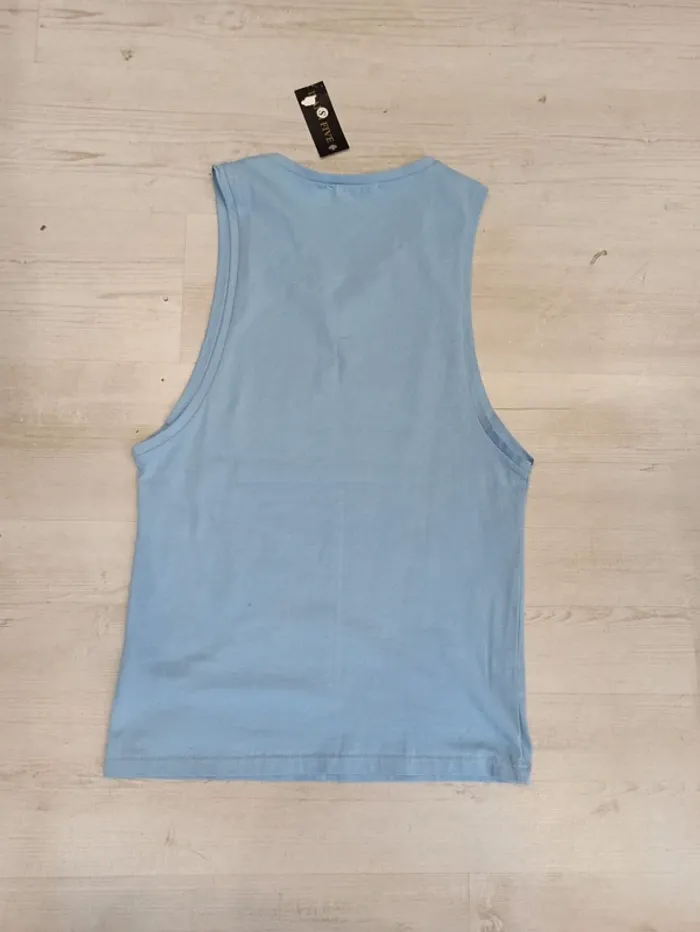 Débardeur bleu clair homme S - photo numéro 2