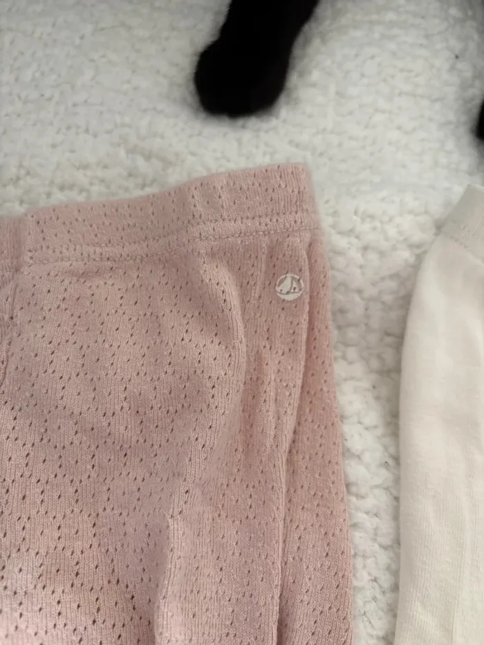 Lot de 2 leggings petit bateau 12 mois - photo numéro 2