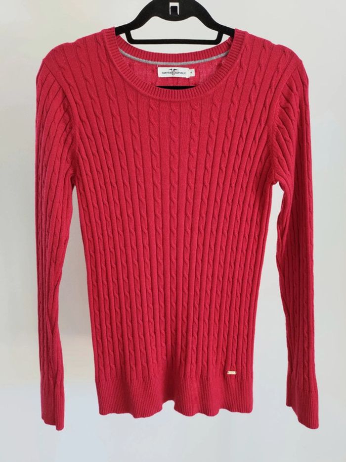 Hampton Republic pull rouge M - photo numéro 2