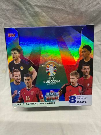 Box cartes à collectionner Topps Match attax Foot Euro 2024 ⚽️