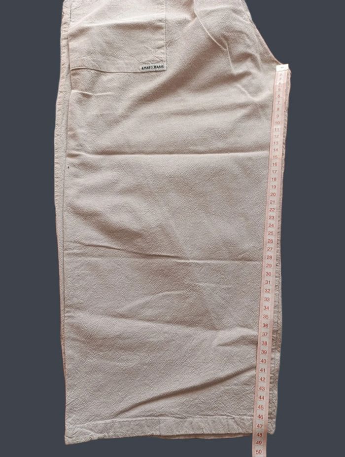 🌼Pantacourt large coton. Taille L. Amaro Jeans🌼 - photo numéro 5