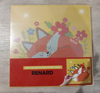Diamond painting sur toile – Renard