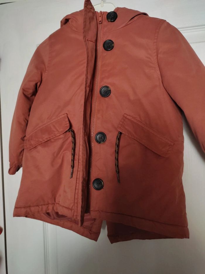 Parka Kiabi interieur chaud T.4 ans - photo numéro 2