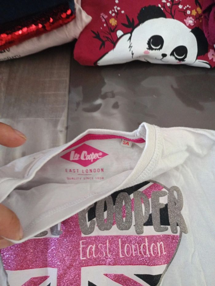 Tee-shirt manche longue 5 ans lee cooper - photo numéro 3