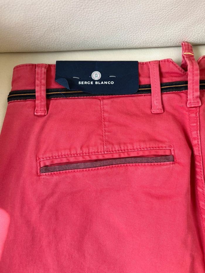 Pantalon homme Serge blanco été taille 38. 29 rouge clair à rose foncé - photo numéro 4