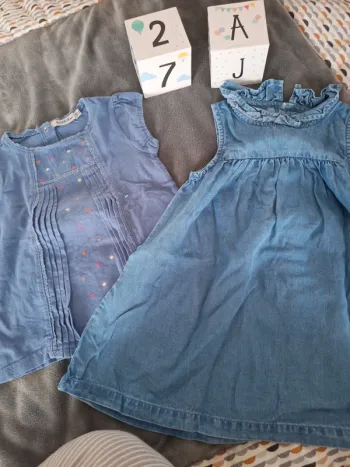 Tee shirt et robe 23/24 mois
