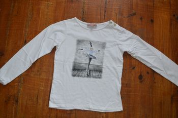 Tee shirt manches longues Lisa Rose 8 ans danseuse