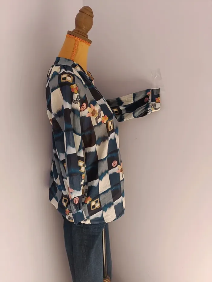 Chemise en voile de coton Intuition - photo numéro 4
