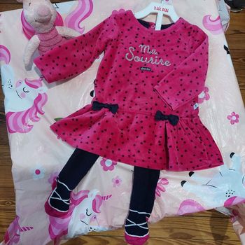 Ensemble Absorba robe + son collant  12 mois
