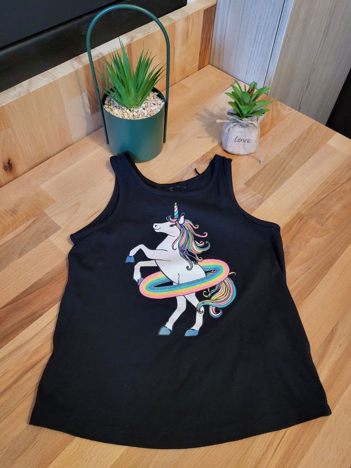 Debardeur licorne noir