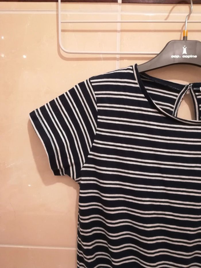 Combishort à rayures T14 ans - V92B - photo numéro 2