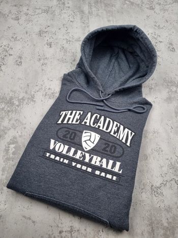 Pull à capuche gris “The Academy Volleyball”, L Hommes