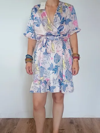 robe fleurie neuve L