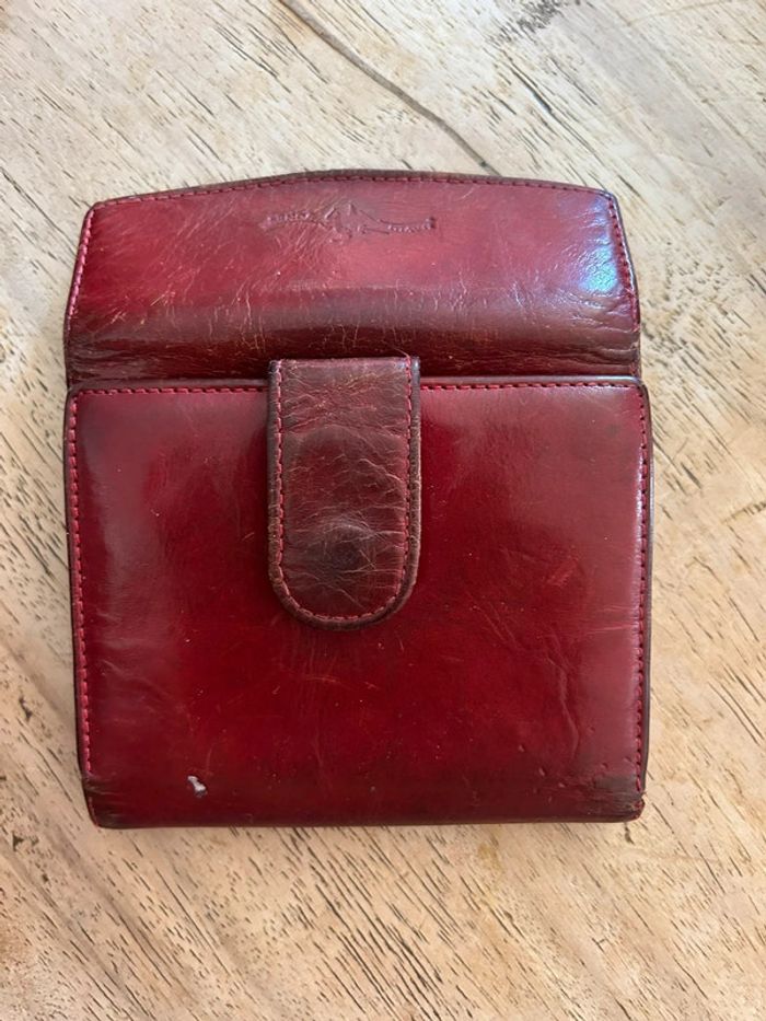 Porte feuille monnaie David jones en cuir - photo numéro 3