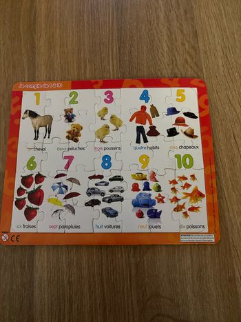 puzzle pour apprendre à compter