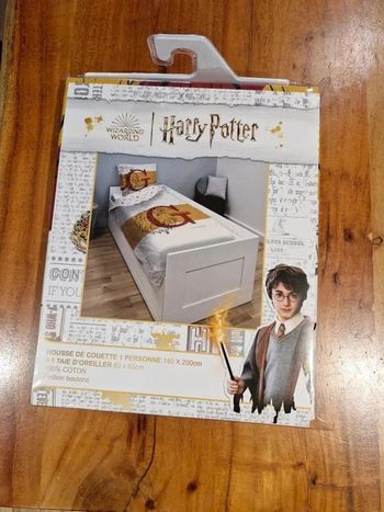 Housse de couette harry potter 140x200 100% coton