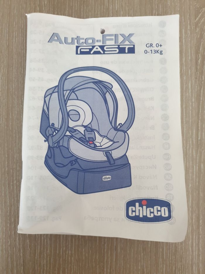 Siège auto, coque naissance (groupe 0+) FIX FAST de Chicco - photo numéro 7