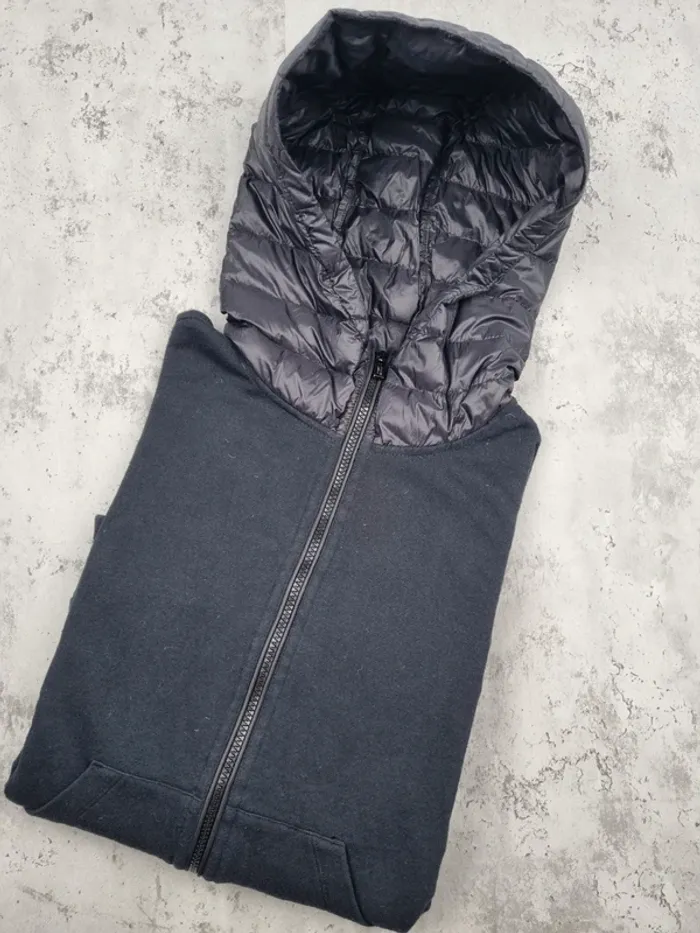 Veste zippée noire Tommy Hilfiger – Taille XL Femme (mesures en photos)