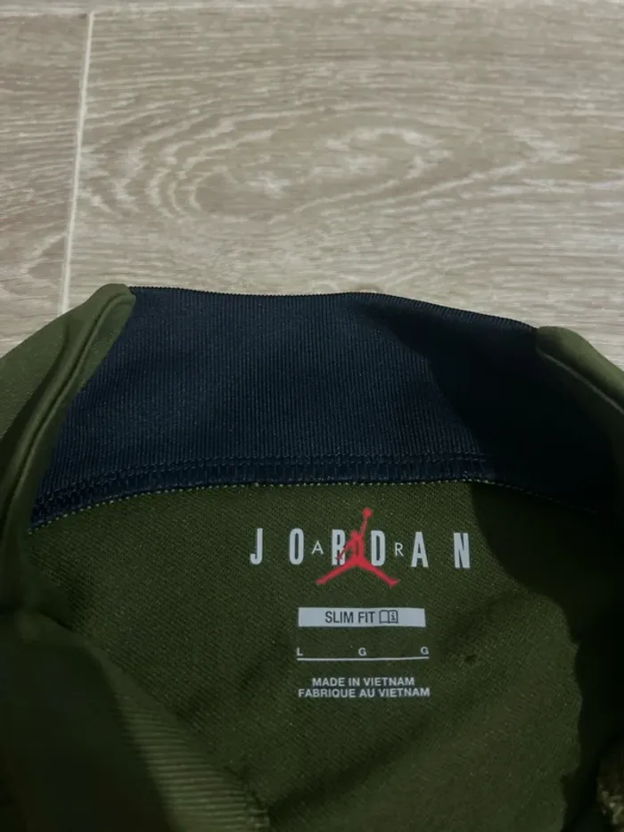 Veste football training survêtement kaki Paris-Saint-Germain Jordan L - photo numéro 3