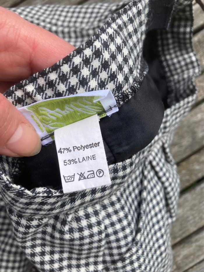 Short vintage Cyrillus pied-de-poule, taille 6 ans - photo numéro 5